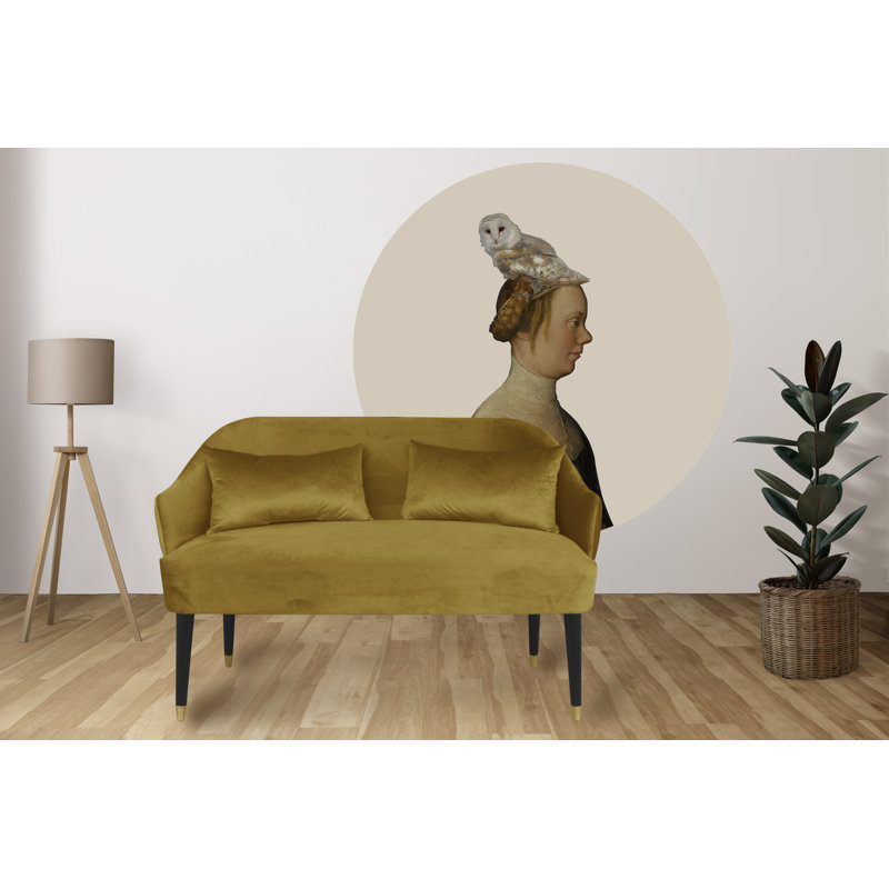 Emi 2 Seater Sofa, Gold