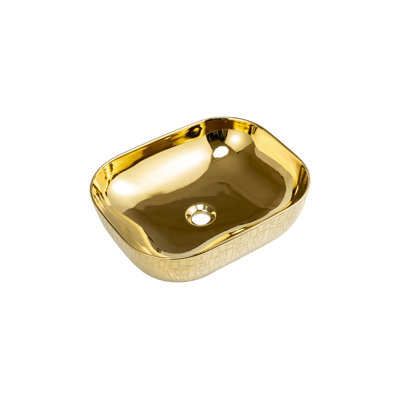 Lavabo de salle de bain vasque ovale en porcelaine vitrifiée Thena