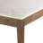 Becky Lison Dining Table-White Marble