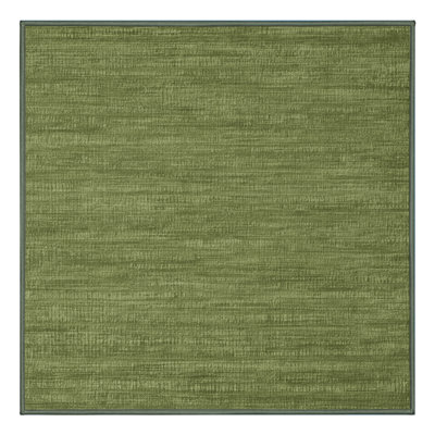 Tapis vert uni lavable à la machine