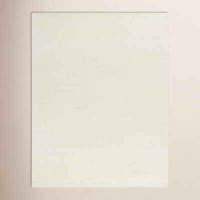 Crowe Light Beige Hand-Loomed Wool Rug