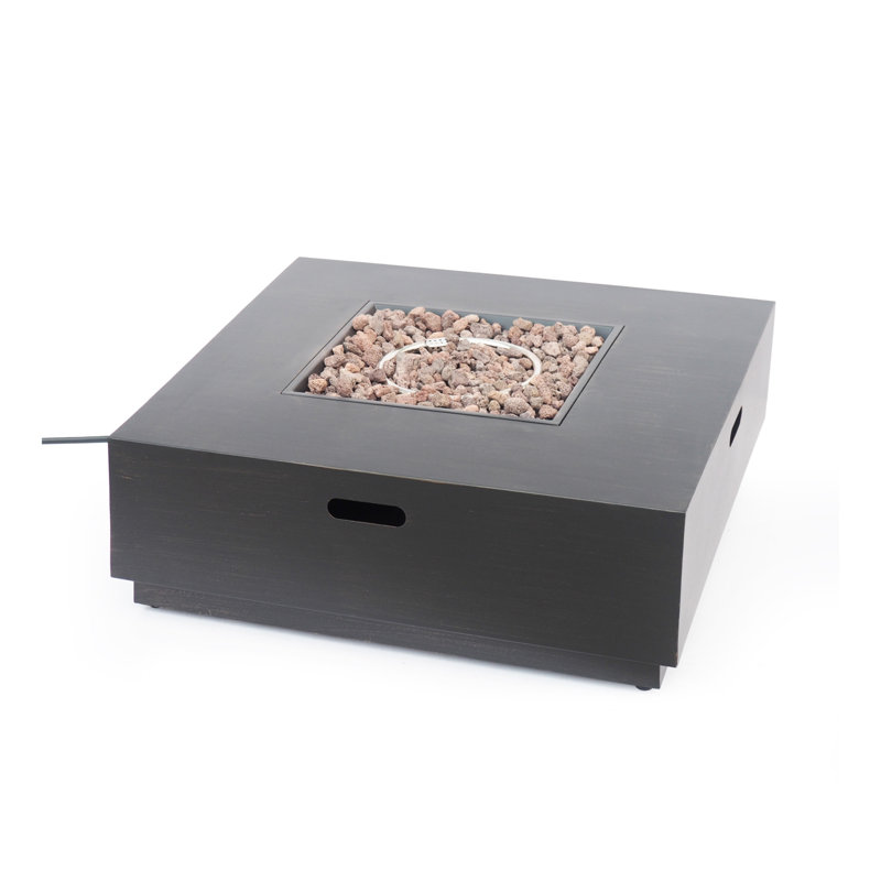 WELLINGTON 40” SQUARE FIRE PIT-50, Gray