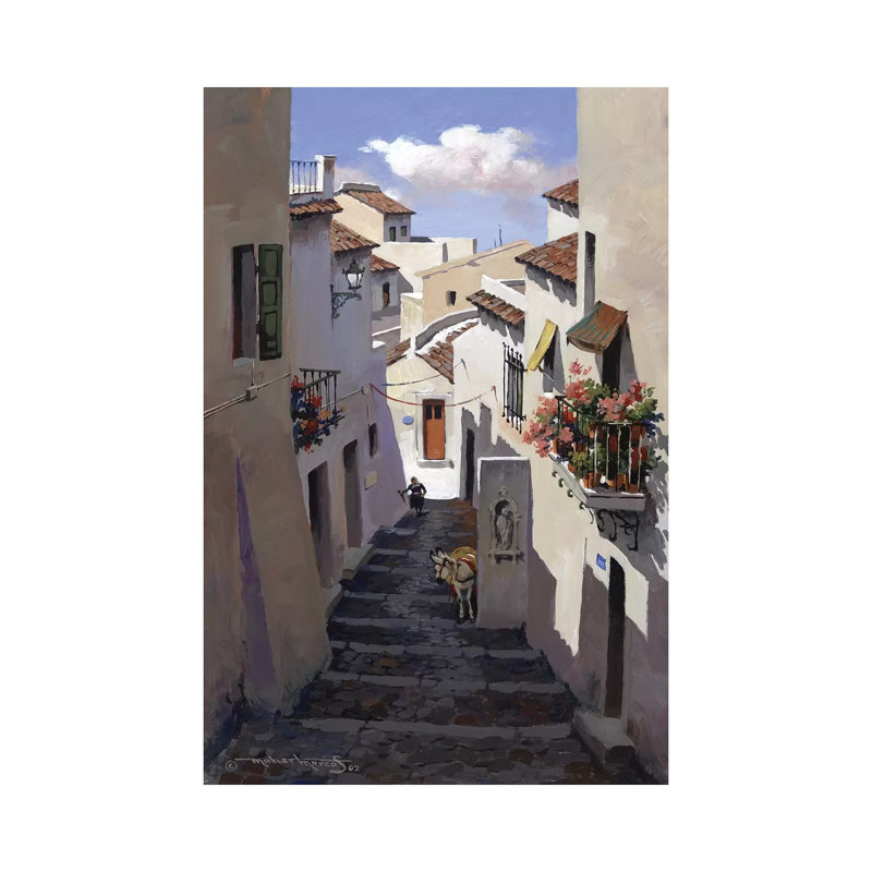 Marbella, Espagne, impression sur toile tendue, H 12 po x l 8 po x P 0,75 po