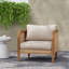 Chaise avec accoudoirs de patio Kirkby