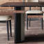 Table de salle à manger rectangulaire en bois massif-301531861