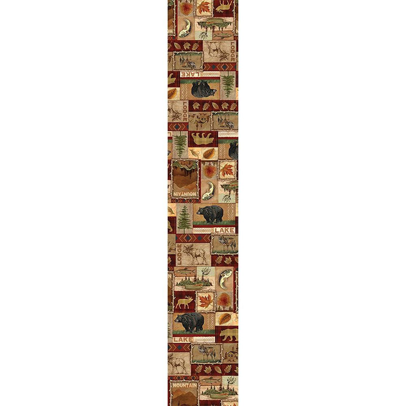 Chemin de table géométrique ardin, L 90 po x l 13 po