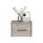 Floating Nightstand Calion, Bedroom, Light Gray-874773832