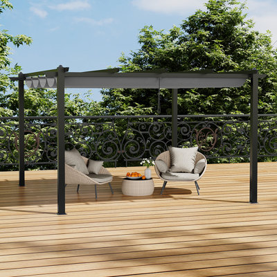 Aluminium Pergola with Retractable Roof