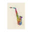 Saxophone by Michael Tompsett - Print on Canvas-101409877-101409878