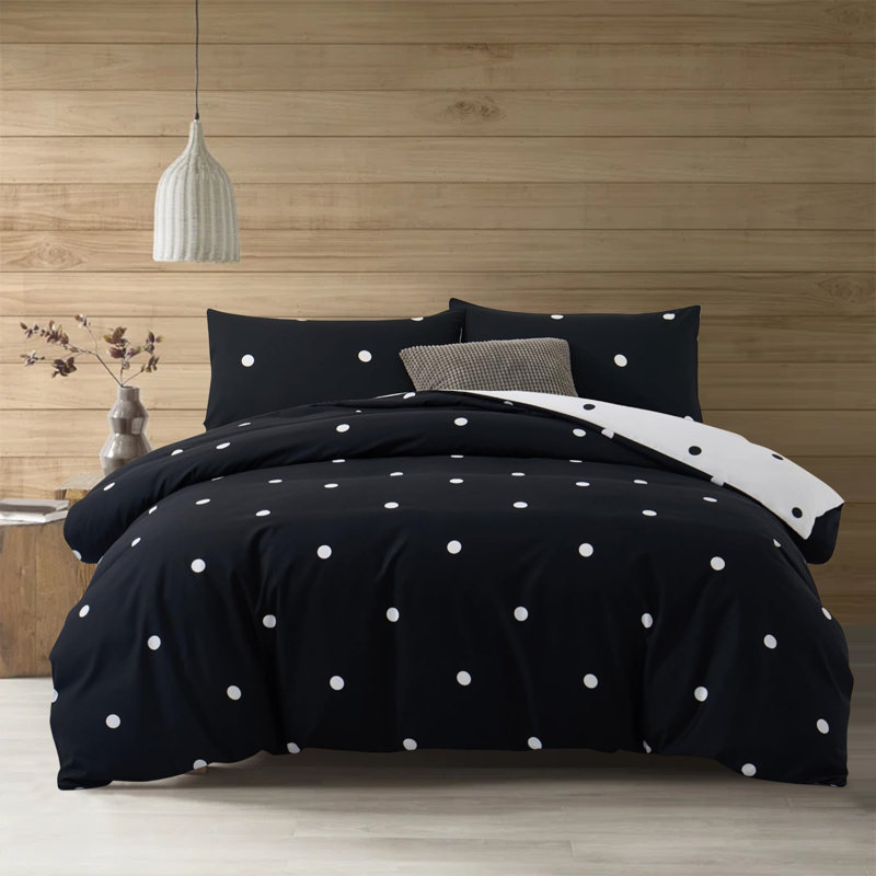 Braylene Microfiber Duvet Cover Set with Pillowcases Included, Kingsize Duvet Cover + 2 Standard Pillowcases