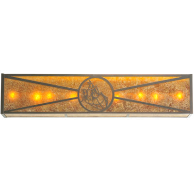 Barre d’éclairage de salle de bain 8 lumières athabasca
