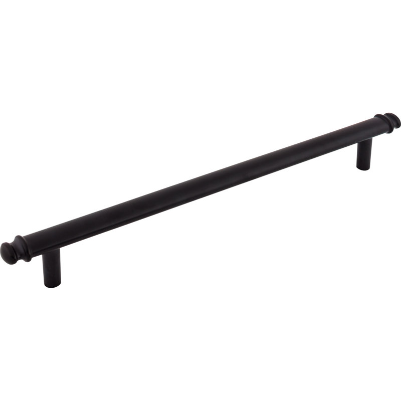 Julian Appliance pull, Flat Black, 12" Center to Center