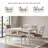 Damonee Dining Table And 4 Chairs And Bench (Set Of 6)