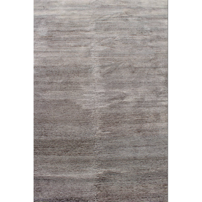 Abstract Area Rug in Gray, Rectangle 5'9" x 8'8"