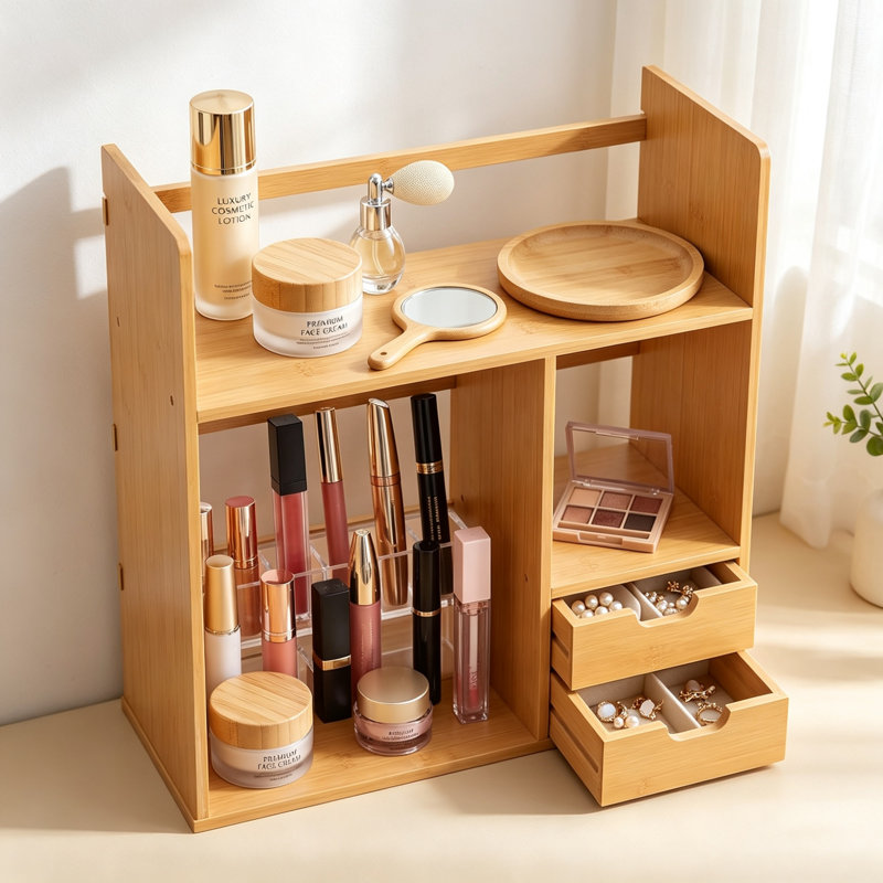 Bamboo Desk Organiser