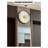 White Seashell Solid Wood Round Wall Clocks-110396038