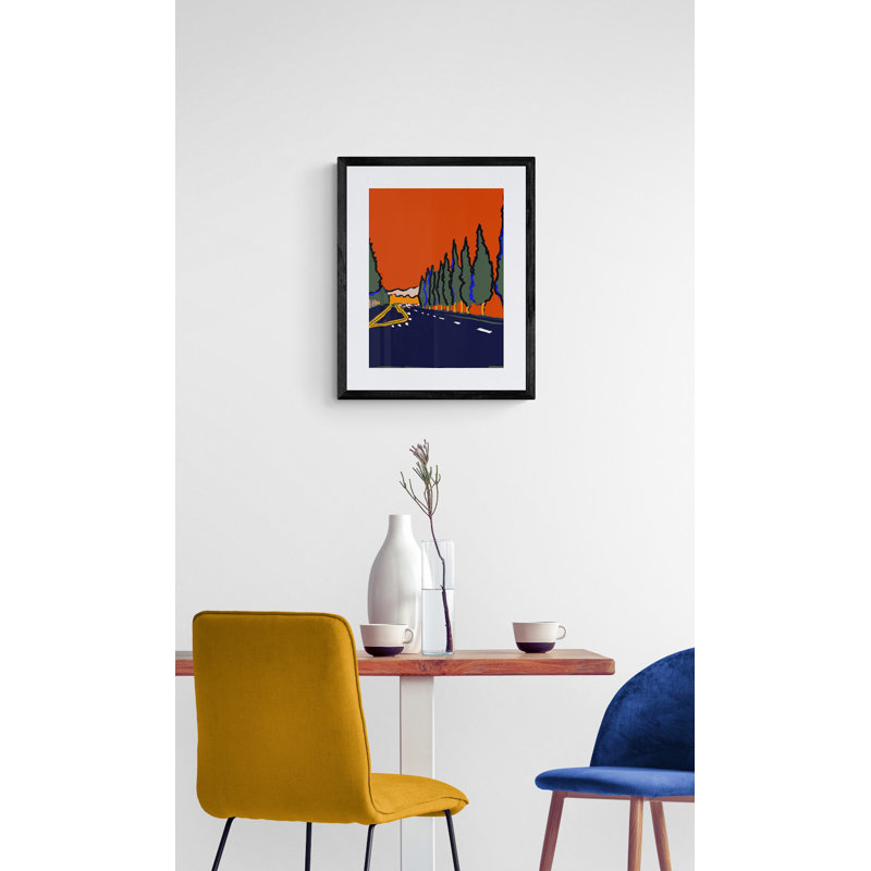 Pointed Trees Print by Deborah Blum, 31.25" H x 25.25" W