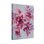 Plantes et fleurs, feuilles roses et baies rouges sur toile-1575225413