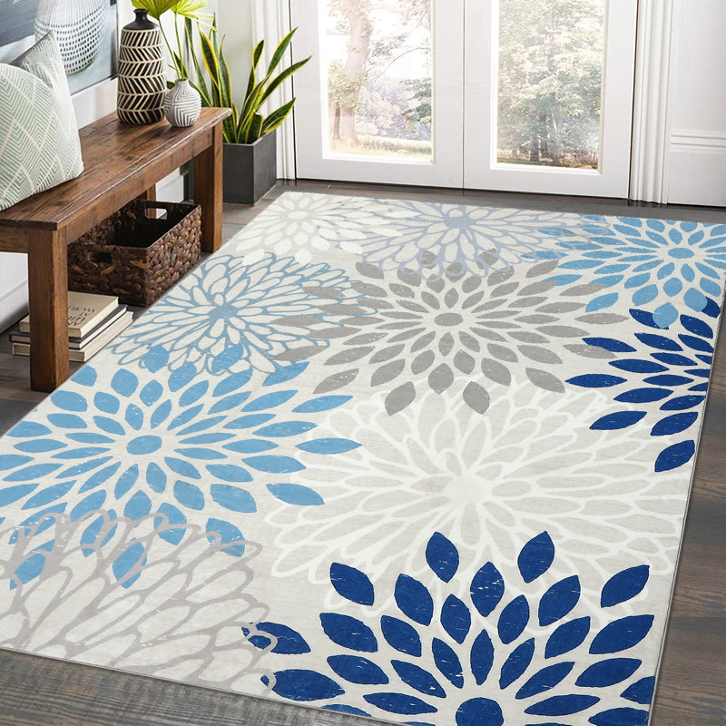 Lyndra Washable Indoor Rug, Rectangle 5' x 7'