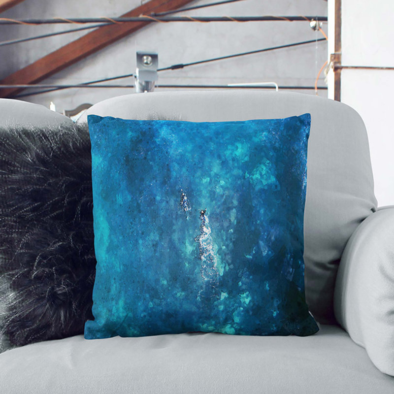 Square Throw Cushion, 55cm H x 55cm W x 20cm D