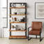 Fauteuil en cuir véritable de 23,6 po Lanika-355502703