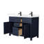 Meuble-lavabo double autoportant 48 po avec plateau en quartz Beckett-108352015-108352016-108352018