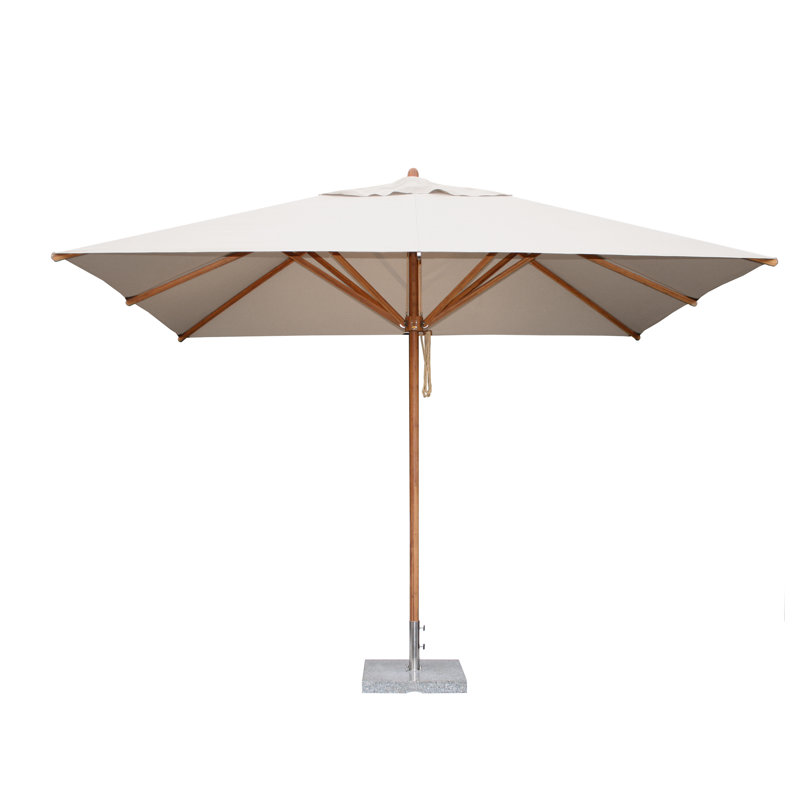 Yadira 300cm X 200cm Rectangular Market Parasol, Ecru