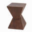 TABLE D'APPOINT GEOMETRIC MGO, COULEUR BRUN FONCÉ-1240967969