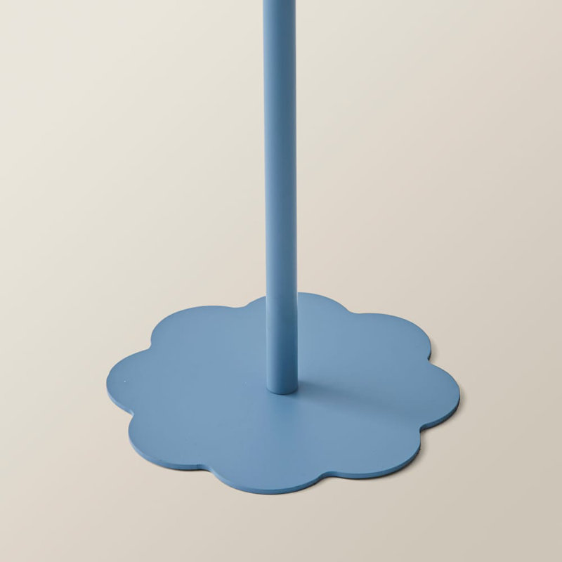 Deborha Metal Table Lamp, Blue, Blue