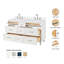 Meuble-lavabo à double cuve en bois massif 61 po ARIEL Monrow-99405065-131238901-131238905