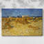 Champ de blé avec des gerbes (récolte en Provence) - Vincent van Gogh - toile tendue avec châssis - 1888-787015555
