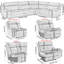 Filton 4 Seater Reclining Sofa & Chaise-695126826