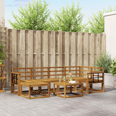 Sofa Set Outdoor Sectional Garden Furniture Terrace Seating Modern