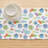 Rectangular Floral Cotton Twill Table Runner-5746581