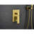 Wall Mounted 10" Rain Shower Fixture - Bathroom Brushed Gold One Handle Head System
