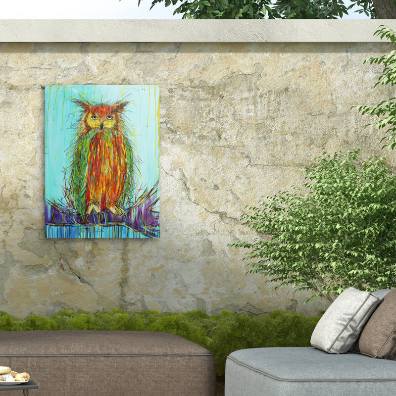 Toile d'extérieur Karrie Evenson Wise Soul, H 14 po x l 19 po