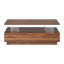Table basse moderne à 2 tiroirs de 47,2 po à DEL moderne-183195829