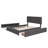 Upholstered Platform Bed with 2 Drawers-1722642331