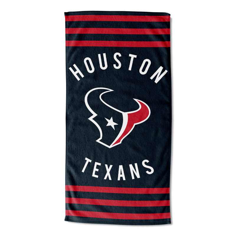 Cotton Blend Lightweight Beach Towel, Houston Texans