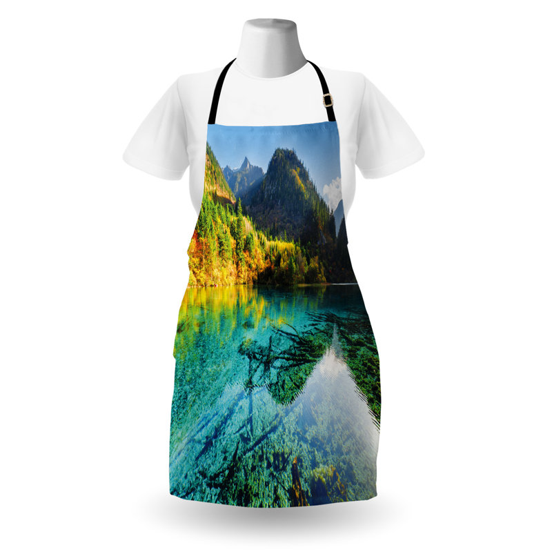 No Pattern Bib Apron