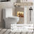Elongated One Piece Toilet with 17" ADA Comfort Chair Height Seat Compact Toilet for Bathroom Dual Flush 0.8/1.28 GPF, 12'' Rough-in, High Efficiency Flush,-116567364