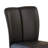 PU Bar Stool Set - 2-Piece, Featuring Vertical And Smooth-Lined Backrests With Trumpet-Shaped Silver Metal Legs-125536043