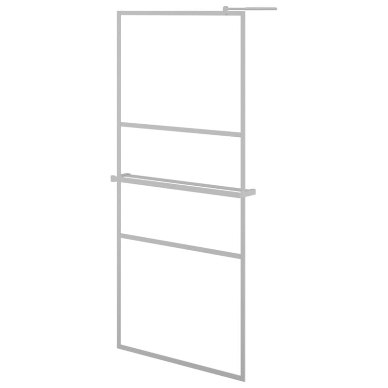 Cabine de douche rectangulaire encadrée l 31,5 po x H 76,8 po