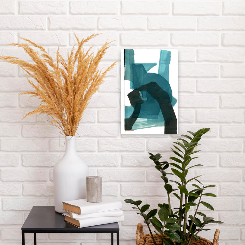 Art contemporain contemporain abstrait, H 18 po x l 12 po