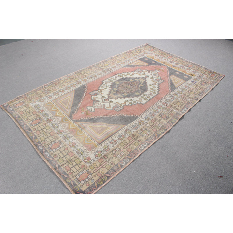 Tapis turc bleu antique avec laine Anatolian décorative pour votre salle à manger ou votre salon
