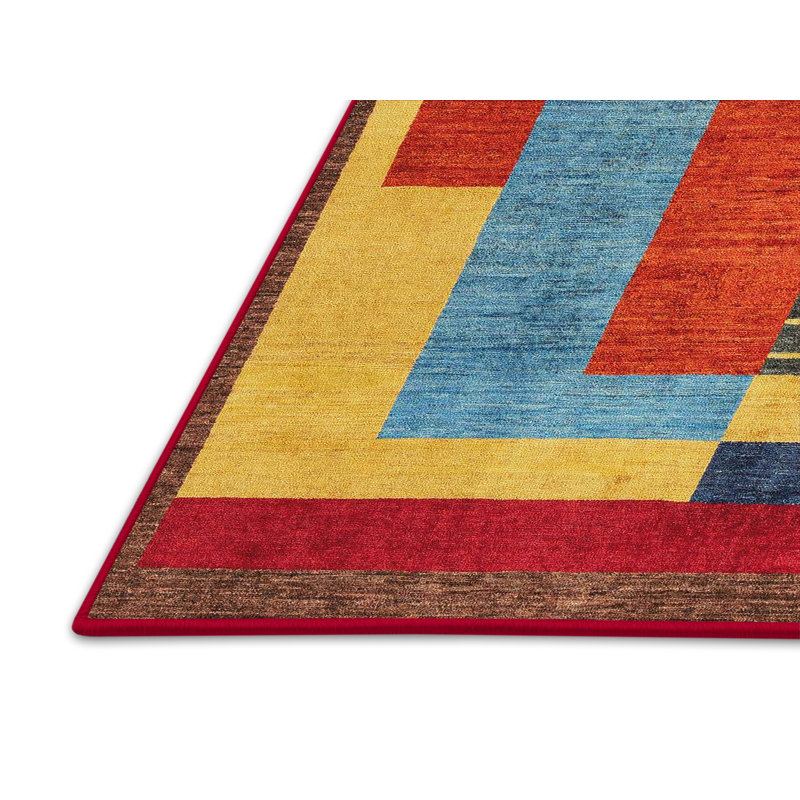 Abstract Indoor Rug, Rectangle 5' x 7'