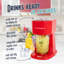 Station de boissons glacées Nostalgia, 40 onces, rouge-121575621