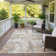 Machine Washable Indoor/Outdoor Bourkelands ACN2334 Floral Rug
