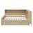 Full-Size Wooden Daybed With Convenient Storage Shelves And A Pull-Out Trundle