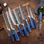 Ensemble de couteaux en acacia 16 pièces Senken Knives - Lames à haute teneur en carbone et belles poignées en résine-85248756